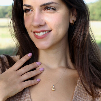 9ct Gold Love Knot Necklace, 2 of 4