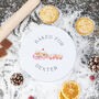 Personalised 'Baked For' Christmas Tin, thumbnail 1 of 5