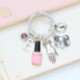 Nail Technician Personalised Keyring Nail Tech Thank You, thumbnail 3 of 11