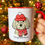 Personalised Dog Merry Woofmas Xmas Mug, thumbnail 2 of 8