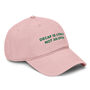 Decaf Is Literally Not An Option Cotton Embroidered Cap, thumbnail 11 of 12