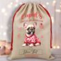 Personalised Dog Valentine Love Heart Sack, thumbnail 9 of 12