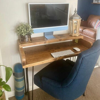 Wooden Computer Desk, 2 of 3