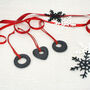 Black Lava Christmas Tree Decoration Set, thumbnail 1 of 4