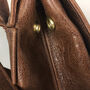 Handcrafted Small Brown Backpack, thumbnail 5 of 7