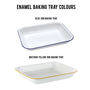Enamel Family Personalised Baking Tray, thumbnail 3 of 4