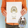 Fun Pet Portrait, Dog Portrait, thumbnail 3 of 5