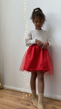 Red Sequin Tutu Dress, 8 of 8