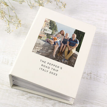 Personalised Photo Album With Sleeves, 5 of 9