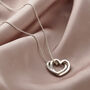 Personalised Interlinking Hearts Necklace, thumbnail 3 of 7