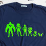 Mens Superhero Personalised Tshirt, thumbnail 2 of 6