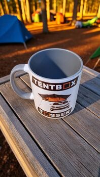 Tent Box Tosser Mug – Funny Gift For Campers, 2 of 2