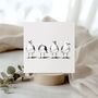 Seagulls All In A Row Card, thumbnail 3 of 6