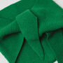 Lambswool Knitted Neckerchief, thumbnail 9 of 10