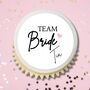 Personalised Team Bride Edible Drink Toppers, thumbnail 3 of 4