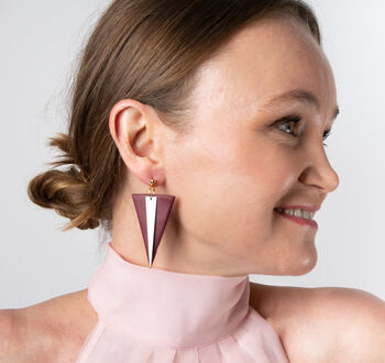 Statement Triangle Earrings, 3 of 3