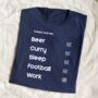 Tick It Or Skip It: Personalised To Do List T Shirt, thumbnail 2 of 7