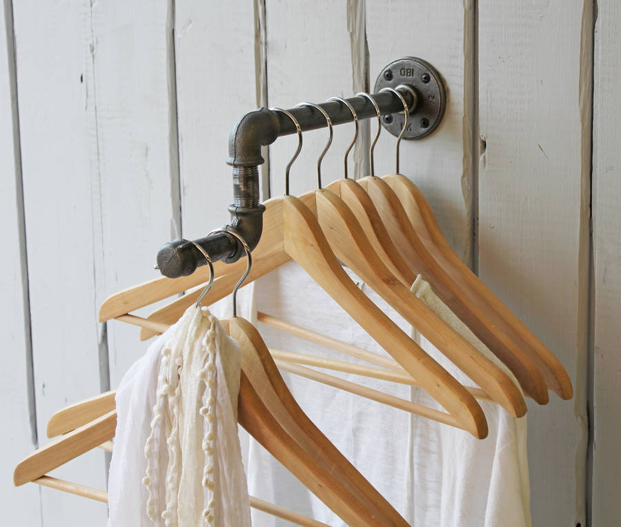 Industrial Single Clothes Rail, 1 of 4