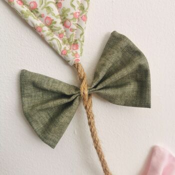 Liberty Style Fabric Kite, Baby Room Decoration, Nursery Gift, 6 of 11
