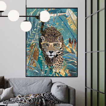 Three Prints Big Cats Jungle Tiger Cheetah Leopard Art, 6 of 10
