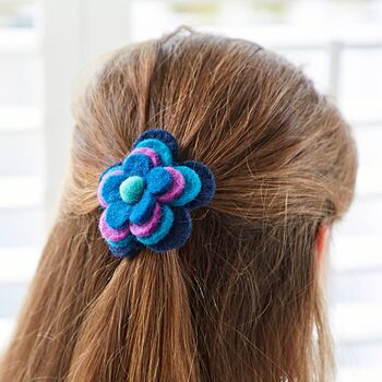 Felt Four Flower Hair Band, 6 of 6