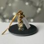 Tiny Gold Personalised Snowflakes Christmas Decoration, thumbnail 4 of 12