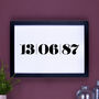 Personalised Important Date Print, thumbnail 10 of 12