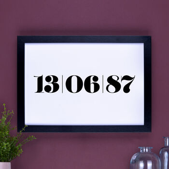 Personalised Important Date Print, 10 of 12