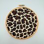 Mini Leopard Print Embroidery Kit, thumbnail 2 of 12