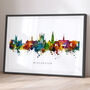Winchester Skyline Cityscape Art Print, thumbnail 1 of 12