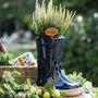 Personalised Large Blue Welly Planter, thumbnail 1 of 10