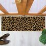 Leopard Print Double Doormat, thumbnail 2 of 4