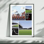 Fulham Fc Views Of Craven Cottage Poster, thumbnail 4 of 7