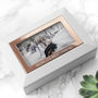 Personalised White And Rose Gold Photo Jewellery Box, thumbnail 1 of 3