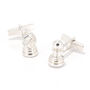Chess Cufflinks In Solid Sterling Silver, thumbnail 3 of 3