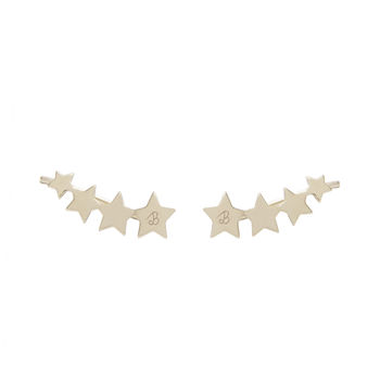Personalised Shooting Stars Ear Climbers, 6 of 8