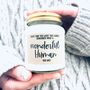 Remember What A Wonderful Human You Are Candle And Dried Flower Gift, thumbnail 5 of 6
