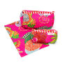 Serendipity Cotton Cosmetic Case Tropical Fuchsia, thumbnail 1 of 3