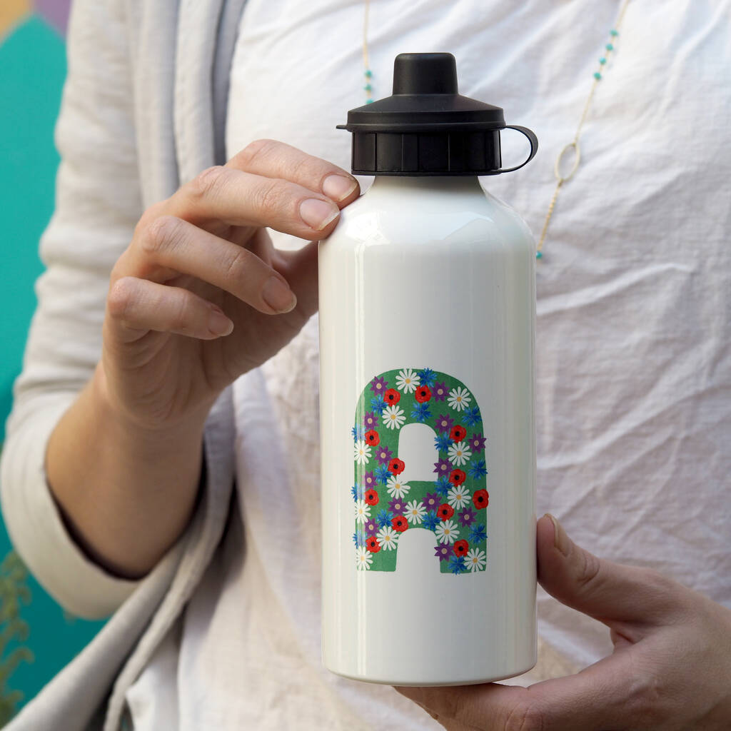 Wildflower Alphabet Water Bottle By So Close