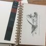 'Game Sport In England' Upcycled Notebook, thumbnail 3 of 4