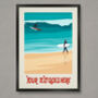Personalised Surfers Poster, thumbnail 1 of 6
