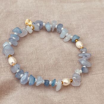 Heartsease Aquamarine Bracelet, 5 of 6