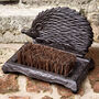 Traditional Cast Iron Hedgehog Boot Brush, thumbnail 1 of 7