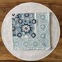 Dining Napkins, Indian Block Print, 18 Inches, thumbnail 6 of 8