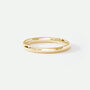 Classic 9ct Yellow Gold Court Wedding Band Ring 2mm, thumbnail 1 of 5