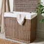 Rectangular Partition Laundry Basket, thumbnail 1 of 5