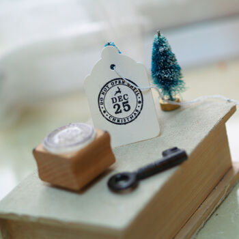 Do Not Open Until 25 December Rubber Stamp, 2 of 2