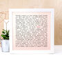 Gift For Sisters, Sister Quotes Pink Shimmer Print, thumbnail 1 of 4