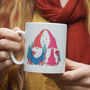 Gnome Couple Valentine Mug With Hot Choc Kit, thumbnail 2 of 5