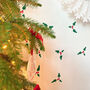 Holly And Berry Christmas Door/Wall Stickers, thumbnail 4 of 8